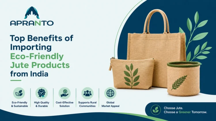 Eco-Friendly Jute Products Exported from India by Apranto Private Limited