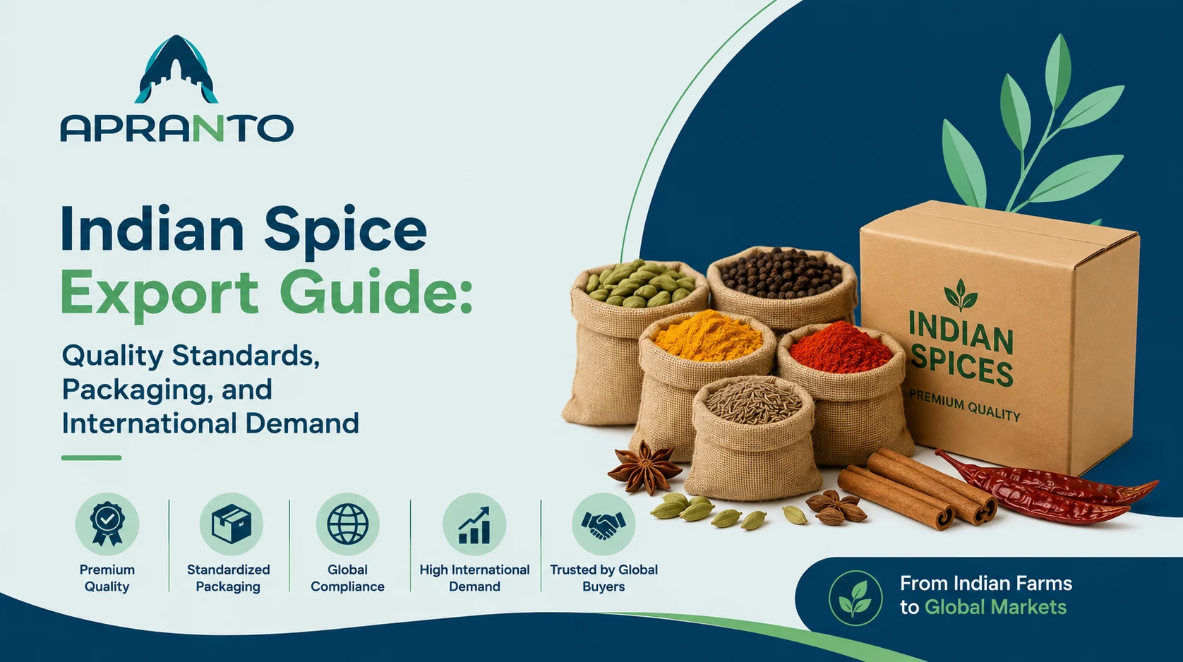 Indian Spice Export Guide: Quality Standards, Packaging, and International Demand